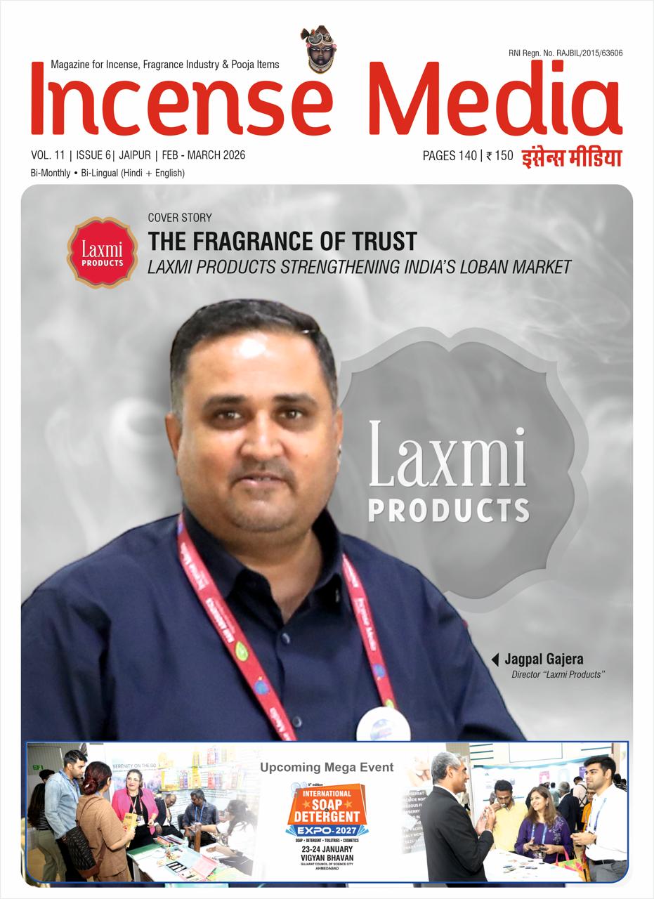 Jagpal Gajera – Director Laxmi Products – Featured in Incense Media Magazine
